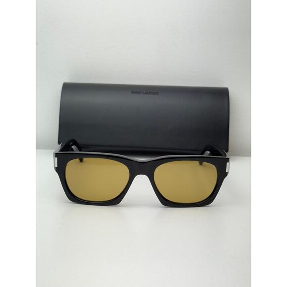 NEW Saint Laurent SL402 Sunglasses in Black Yellow main image 5